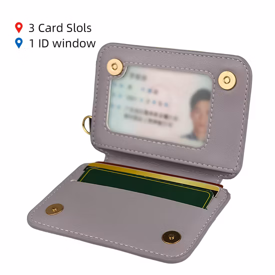 Изготовление на заказ оптовые держатели для паспорта кошелек кожаный ПВХ складной металлический зажим для денег RFID блокировка алюминиевый бизнес магнитный идентификатор монета держатель кредитной карты